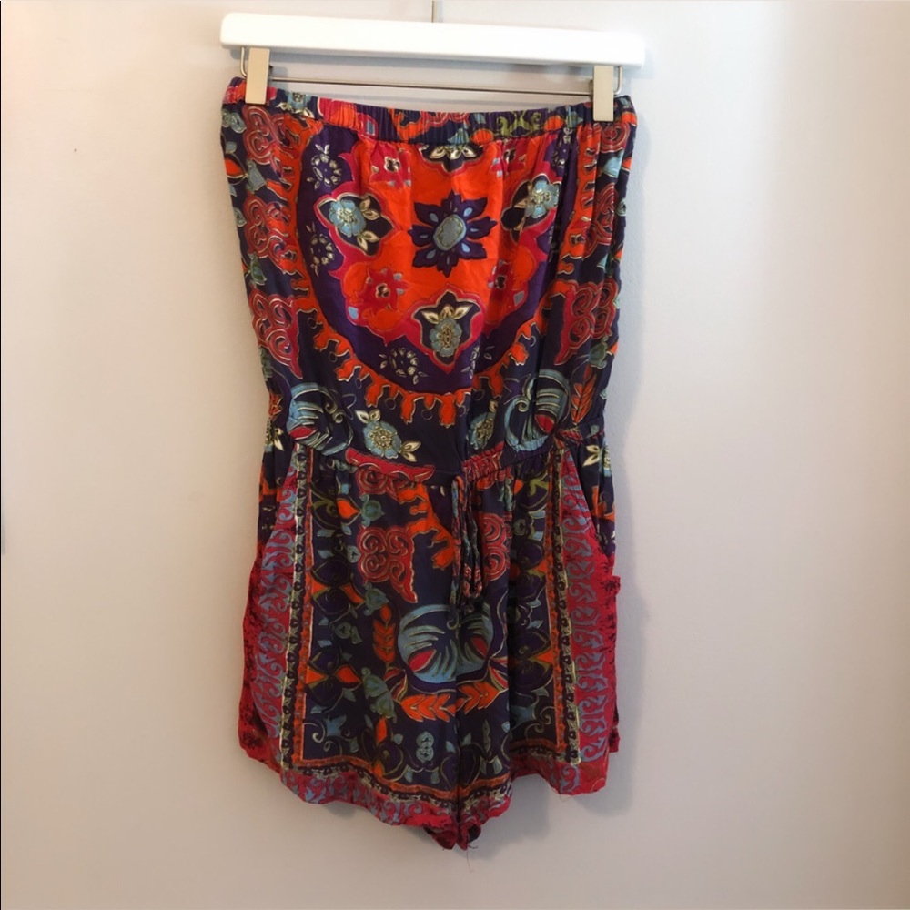 Strapless Romper